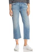 Hudson Sloane Crop Straight Jeans In Outpace