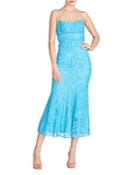 Ml Monique Lhuiller Lace Midi Dress