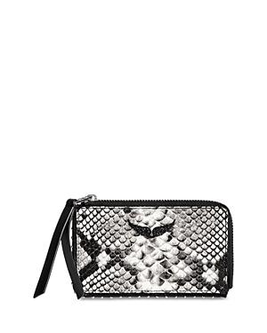 Zadig & Voltaire Wild Leather Card Holder Pouch