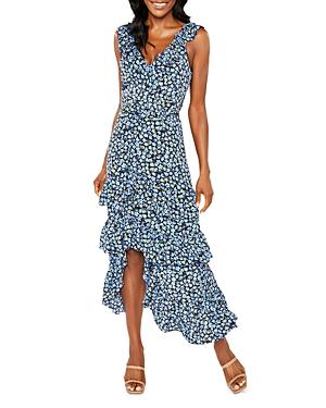 Likely Morrell Ruffled Floral Midi Dress