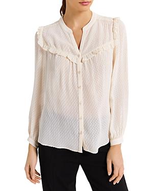 Gerard Darel Chade Ruffled Blouse