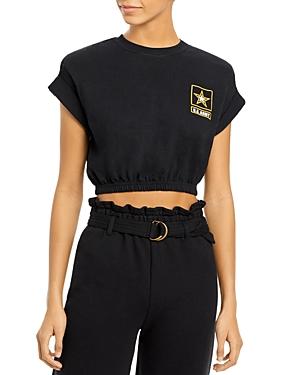 Sr+ Jack Army Patch Cropped Tee
