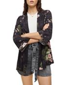 Allsaints Carina Asago Floral Kimono