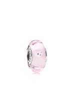 Pandora Charm - Murano Glass & Sterling Silver Pink Hearts