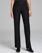 Eileen Fisher System Stretch-crepe Straight Pants