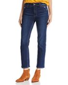 Paige Hoxton Ankle Straight Jeans In Auturo