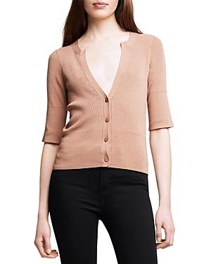 L'agence Carrie Short Sleeve Cardigan