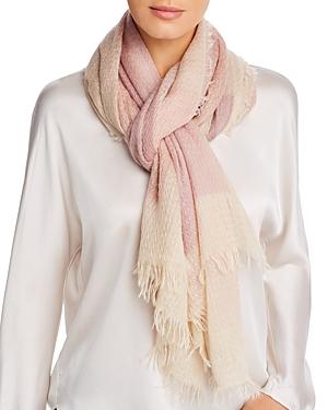 Eileen Fisher Textured Color-block Scarf