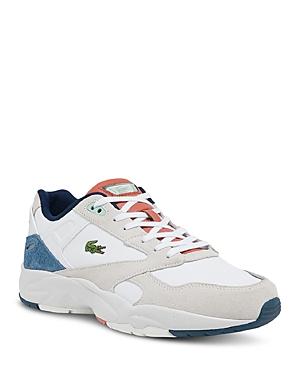 Lacoste Men's Storm 96 Color Blocked Lace Up Sneakers