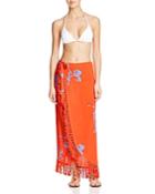 Tory Burch Talisay Wrap Skirt Swim Cover Up