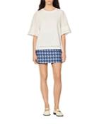 Sandro Belize Braided Trim Tee