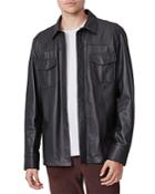 Paige Darrin Leather Overshirt