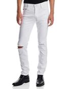 Ag Dylan Distressed Jeans In White Smoke