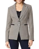 Paige Chelsee Houndstooth Blazer