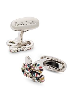Paul Smith Men's Stripe Snake Cufflinks