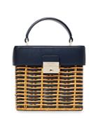 Kate Spade New York Voyage Small Wicker Top Handle Bag