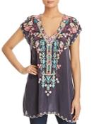 Johnny Was Petunia Embroidered Tunic