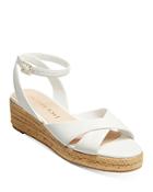 Jack Rogers Women's Palmer Criss Cross Espadrille Mid Wedge Sandals