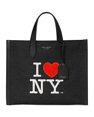 Kate Spade New York I Love Ny X Kate Spade New York Manhattan Embroidered Large Tote