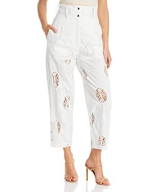 Iro Falo Eyelet Embroidered Pants