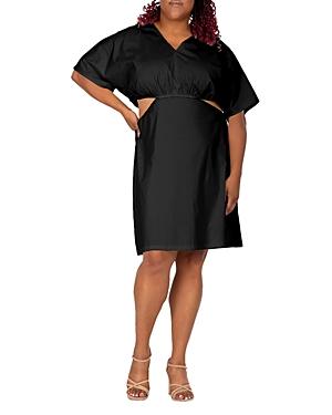 Standards & Practices Plus Kimono Cutout Dress