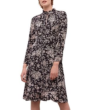 Gerard Darel Jess Printed Silk Dress