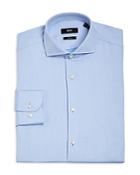 Boss Hank Slim Fit Micro Diamond Weave Dress Shirt