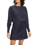 Ted Baker Puff Shoulder Textured Sweater