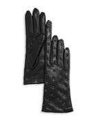 Bloomingdale's Fancy Studded Nappa Leather Gloves - 100% Exclusive