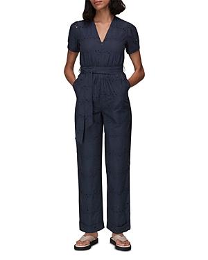 Whistles Zoe Eyelet Jumpsuit