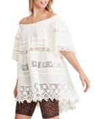 Free People Sounds Of Summer Crochet-inset Tunic