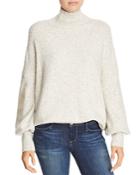 French Connection Orla Flossy Textured Mock-neck Sweater