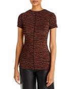 Proenza Schouler White Label Short Sleeve Jersey Top