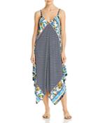 Tommy Bahama Printed Asymmetric Cover-up Dress