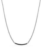 David Yurman Petite Pave Chain Necklace With Black Diamonds