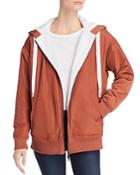 Kenneth Cole Faux Shearling-lined Hoodie