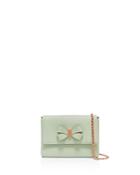 Ted Baker Bowii Bow Detail Mini Bark Leather Crossbody