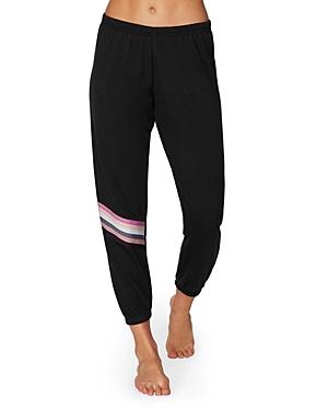Spiritual Gangster Striped Terry Sweatpants