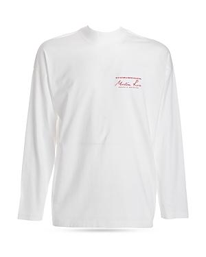 Martine Rose Mock Neck Long Sleeve Tee