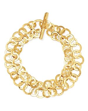 Ippolita 18k Yellow Gold Classico Hammered Link Bracelet