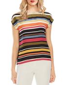 Vince Camuto Petites Oasis Striped Top