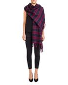 The Kooples Wool Checked Scarf