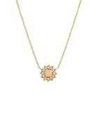 Rachel Reid 14k Yellow Gold Diamond Sun Pendant Necklace, 17