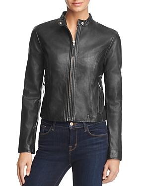 Bb Dakota Leydon Leather Moto Jacket - 100% Exclusive