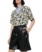 Nanushka Doxxi Vegan Leather Boxer Style Shorts