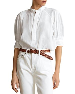 Polo Ralph Lauren Linen Elbow Sleeve Blouse