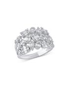 Bloomingdale's Diamond Mosiac Band In 14k White Gold, 1.0 Ct. T.w. - 100% Exclusive