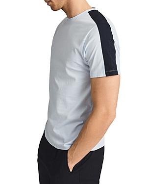 Reiss Sail Mercerized Contrast Shoulder Crewneck Tee