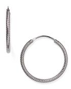 Diane Von Furstenberg Snake Chain Hoop Earrings