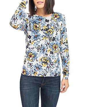 Daniel Rainn Floral Print Sweater